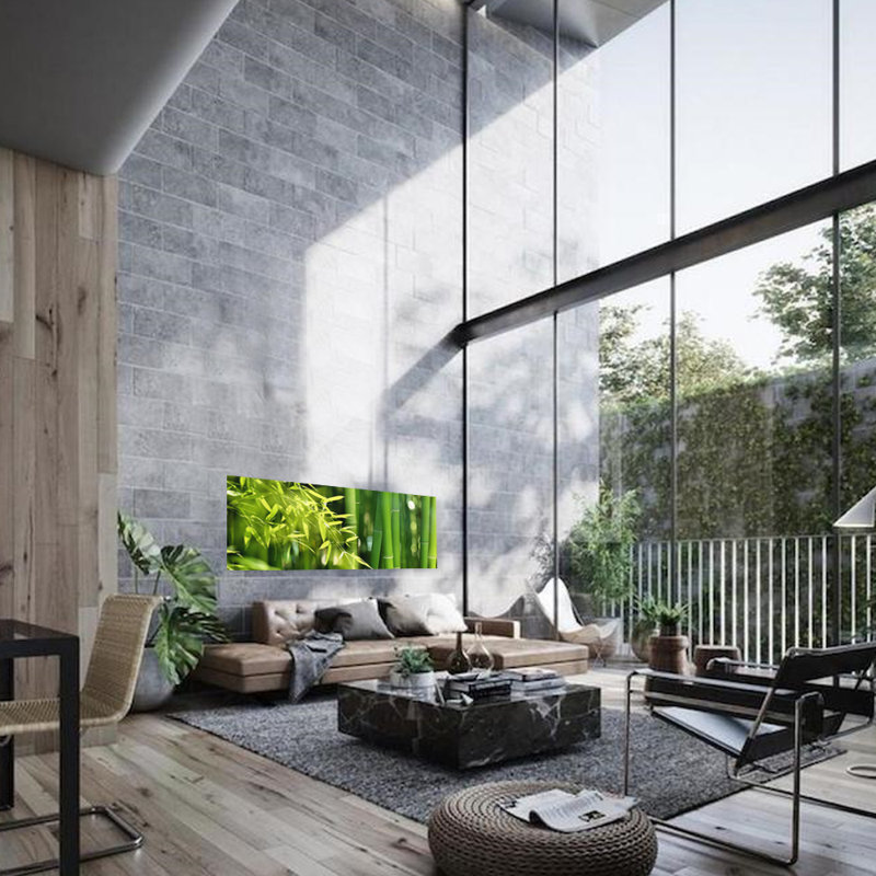 Bamboo Zen - photographie sans cadre, Aluminium