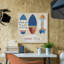 Perrone «Surf's Up! «I», reproduction sur toile tendue-2811594