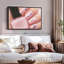 «Pretty Pink Nails Wall Art»-1655895627
