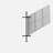 Screen Series Black Plastic Arrow Pattern Screen