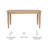 Hillary 60" Solid Wood Farmhouse Dining Table