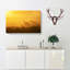 Grazing Stag Deer - Wrapped Canvas Painting-55365981