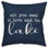  Coussin intérieur / extérieur All You Need is Love and the Lake