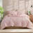 100% Washed Cotton Comforter Set Twin Size – Sage Green, Linen-Like Texture, Soft & Breathable Bedding Set, 3-Piece Durable Percale Comforter-123119593-123119597