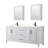 Daria 80'' Double Bathroom Vanity with Marble Top-97902713-97902719