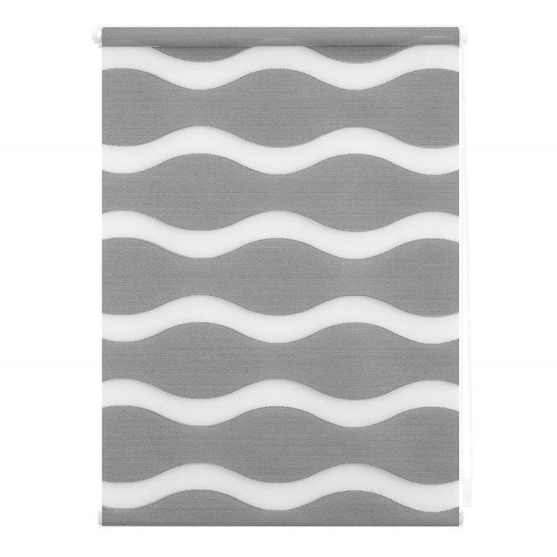 Semi Sheer Roll-Up Shade, 110 W x 150 L cm, Gray