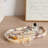 Guein Oval Natural Marble Tray,Calacatta Viola