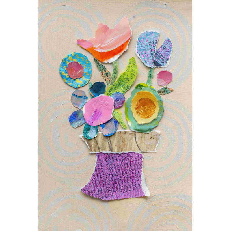 Pot de fleurs III, H 48 po x l 32 po
