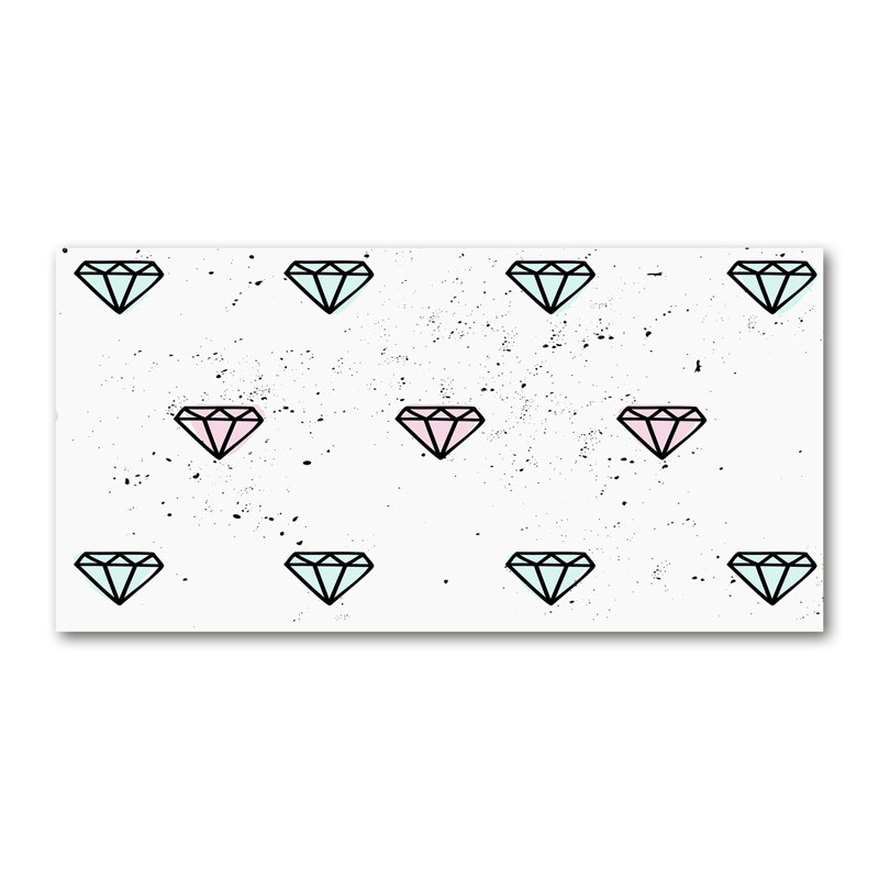 Diamonds - No Frame Print on Canvas
