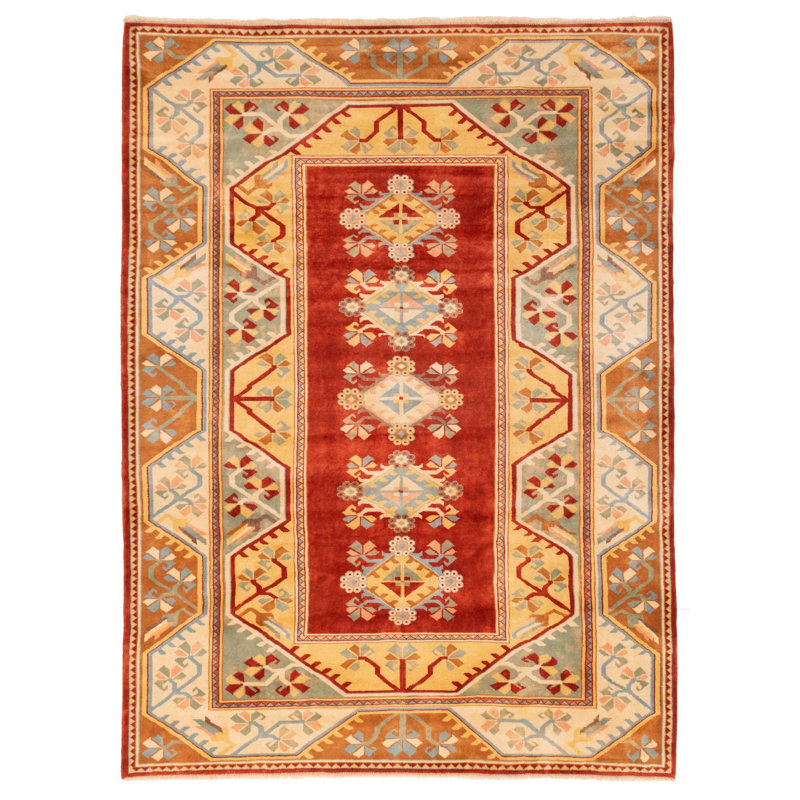 Oushak Red Rug 6'9" x 9'1"