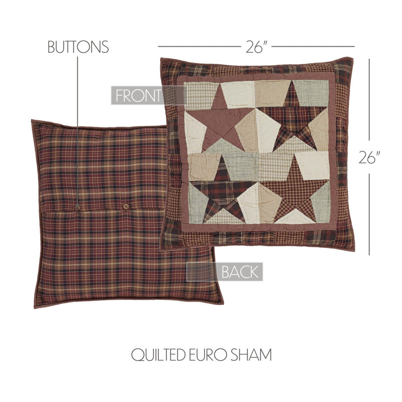 Abilene Star Abilene 100% Cotton Sham