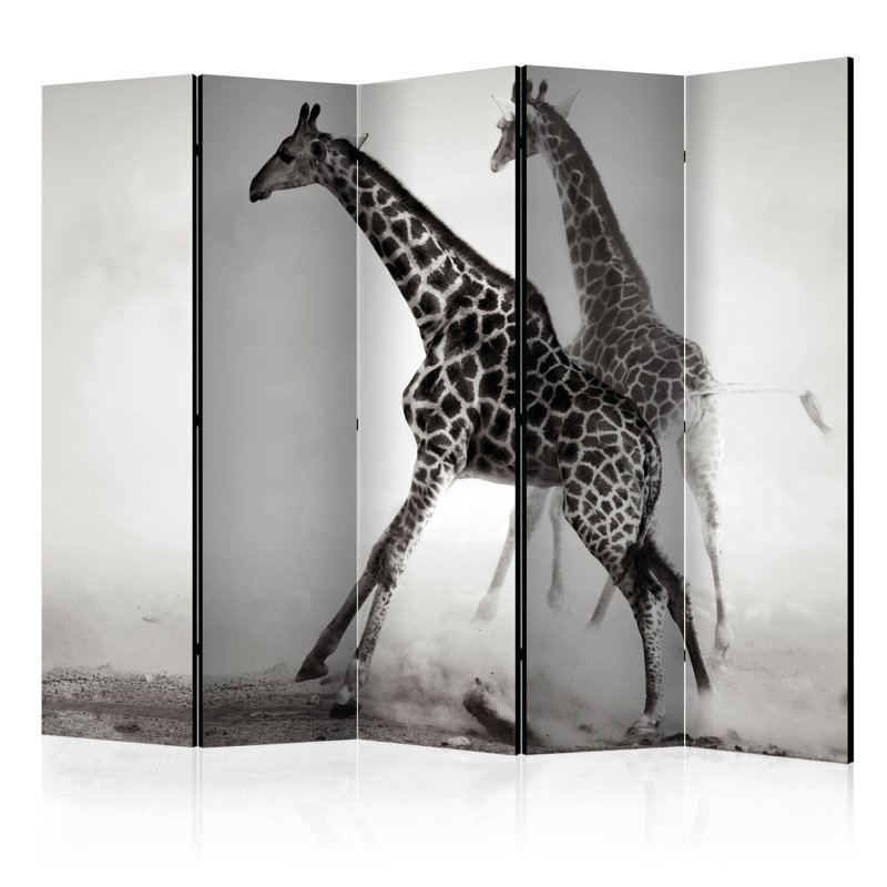 Gayden 225cm W x 172cm H 5 - Panel Folding Room Divider