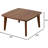 Japanese Kotatsu Heater Table With Quartz Tube Heating For Low-Lying Dining And Work Desk
