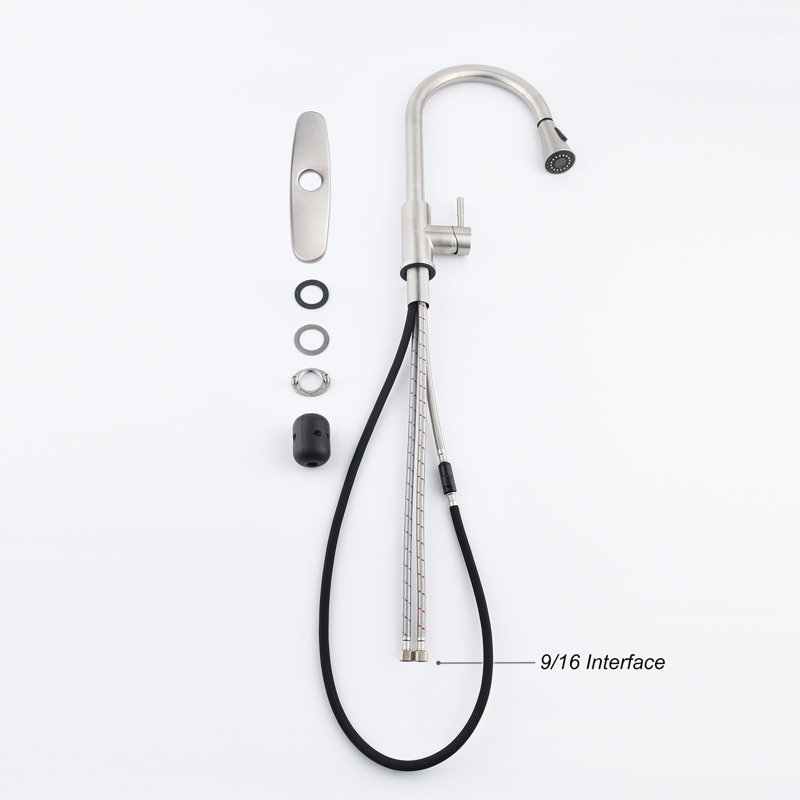 Pull Down Single Handle Kitchen Faucet