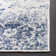 Harty Oriental White/Royal Blue Area Rug