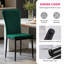 Tufted Upholstered Velvet/Suede Armless Dining Chair with High Back-538156159