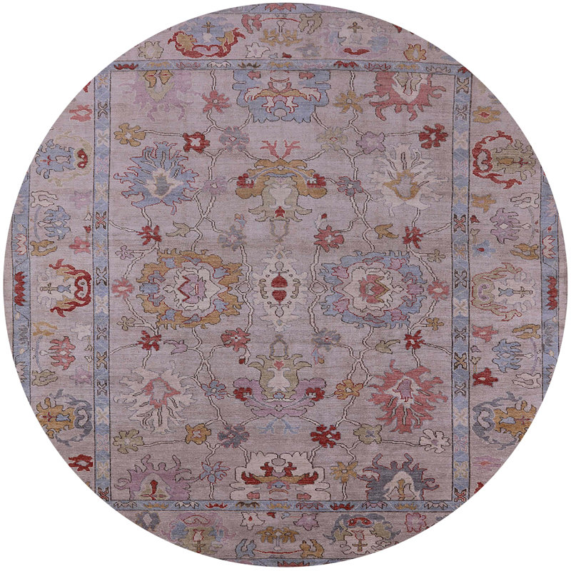 Oriental Indoor Rug, Round 4'