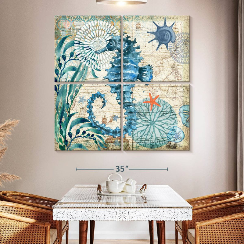 Brampt Monterey Bay Seahorse, 50" H x 50" W