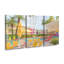 Ensemble de 3 panneaux d'art mural - Tom Windeknecht «Poolside at the Saguaro Hotel - Palm Springs», art mural sur toile pour le salon, la chambre à coucher ou le bureau 