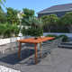 Anautica 85'' Rectangular 6 - Person Outdoor Dining Set