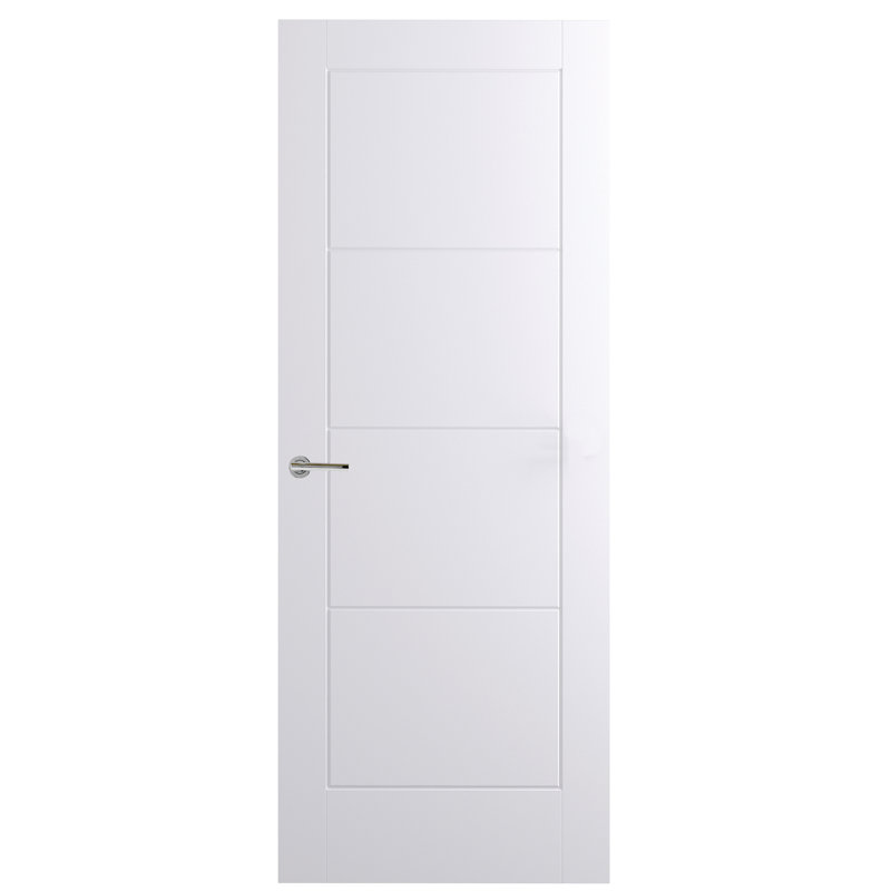  Internal Door Primed, 204cm H x 68.8cm W x 4.4cm D
