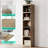 Patrick 5-Tier Modern Wood Bookcase With Adjustable Shelves - Set of 2-1626672824-1611557566