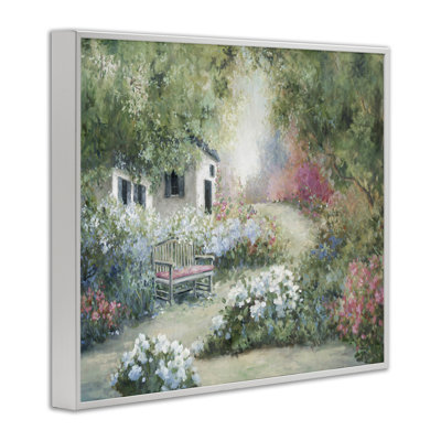 Charming Cottage Garden Path Giclee Art, design by Carol Robinson