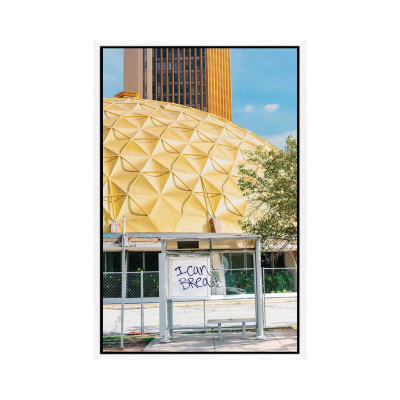 Black Lives Matter III by Bethany Young - Print on Canvas, 66.04cm H x 45.72cm W x 3.81cm D, White Framed