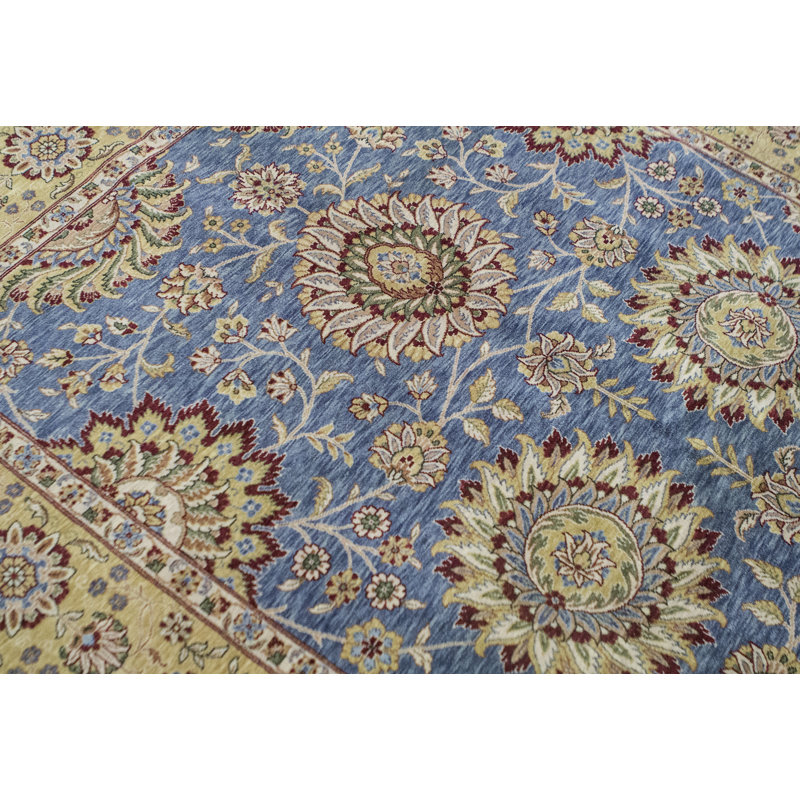 Manchuria Wool Oriental Area Rug, Square 12'