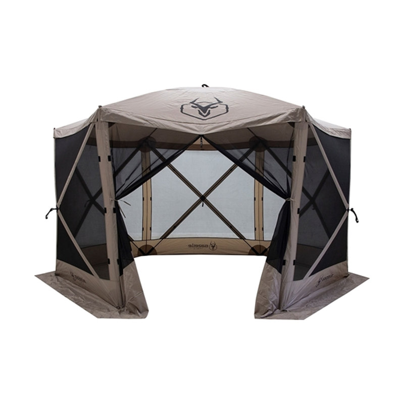 10 Ft. W x 10 Ft. D Fiberglass Pop-Up Gazebo