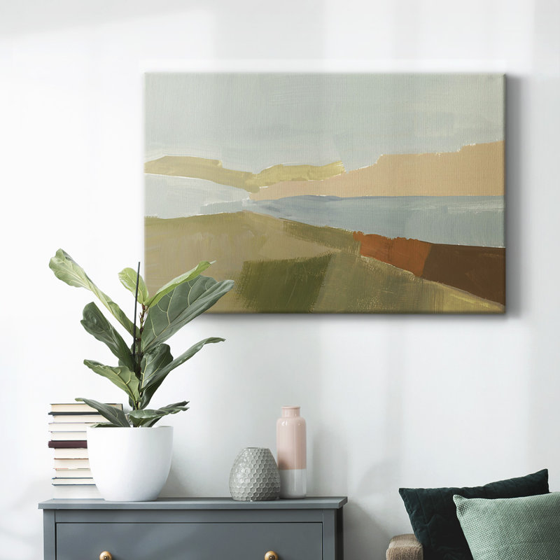 «Stacked Landscape III», toile tendue avec châssis, H 18 po x l 27 po