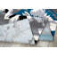 Tapis bleu / gris / ivoire Rooshi-33380985