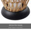 Austin 29" Solar Powered Integrated LED Outdoor Floor Lamp