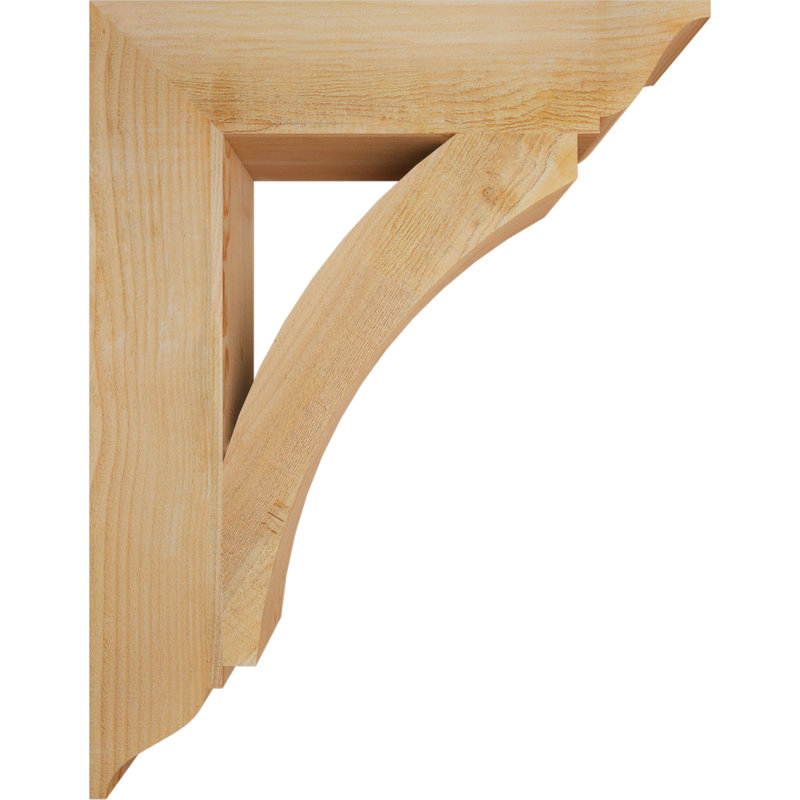 Thorton Traditional Bracket, Douglas Fir (Rough), 36"H x 6"W x 28"D
