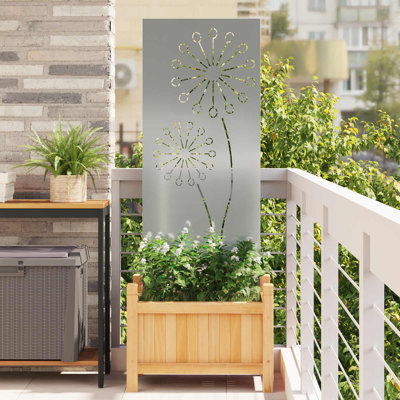 vidaXL Garden Privacy Screen Partition Outdoor Decor Modern Decorative Barrier