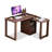 Nordic Style Solid Wood L-shaped Study & Computer Desk