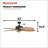 52" Palm Valley Tropical 5 Blade LED Ceiling Fan-1922206863
