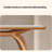 New Small Apartment Table And Chairs 4 - Person Four Leg Dining Set-101003332