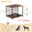 Chenil pour animaux en verre trempé innovant