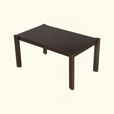 Expandable Farmhouse Modern Solid Wood Dining Table – Space-Saving Design (59" To 73")