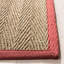 Tapis en lattes de bambou / brun / brun clair / rouge-374585668
