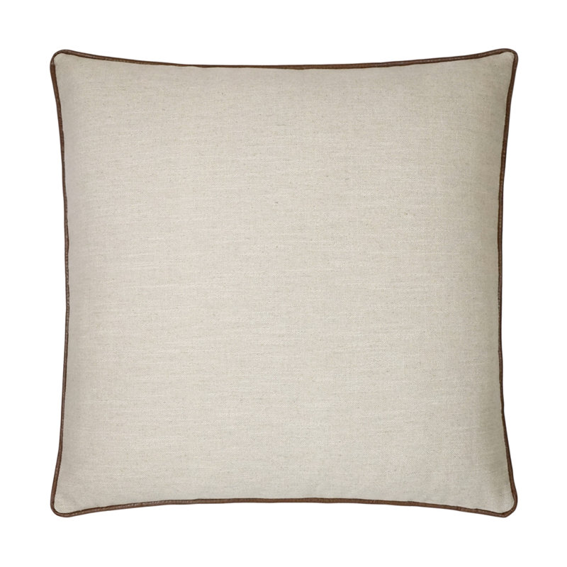 Ghent Pillow Cover & Insert, Square 22", Saddle
