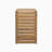 C-Shape End Table  Brown