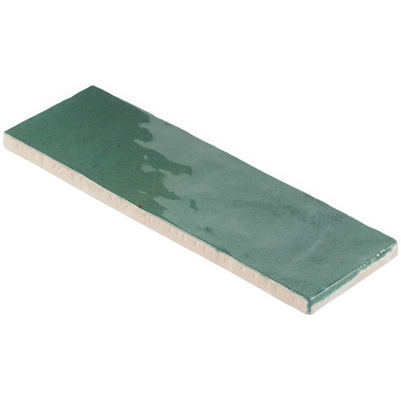 Portmore 3x8 Glazed Ceramic Tile, Green