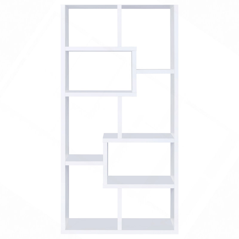 Bibliothèque à 7 tablettes, Blanc