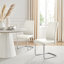 Scottsmoor Modern High Gloss & Glass Dining Table with 4 Luxury Faux Leather Chairs-1649058112