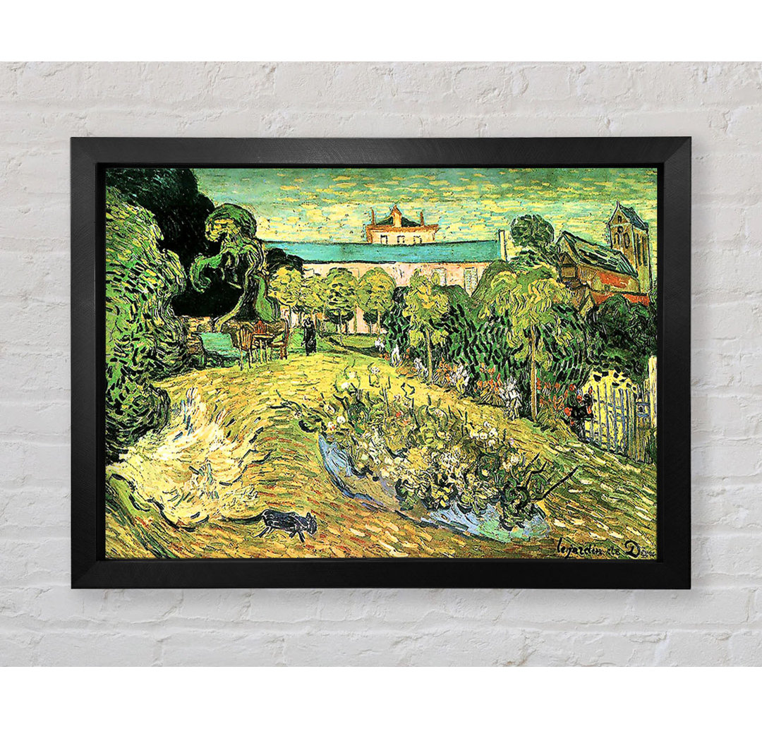 Van Gogh Der Garten von Daubigny von Vincent Van Gogh - Einzelne Bilderrahmen Kunstdrucke