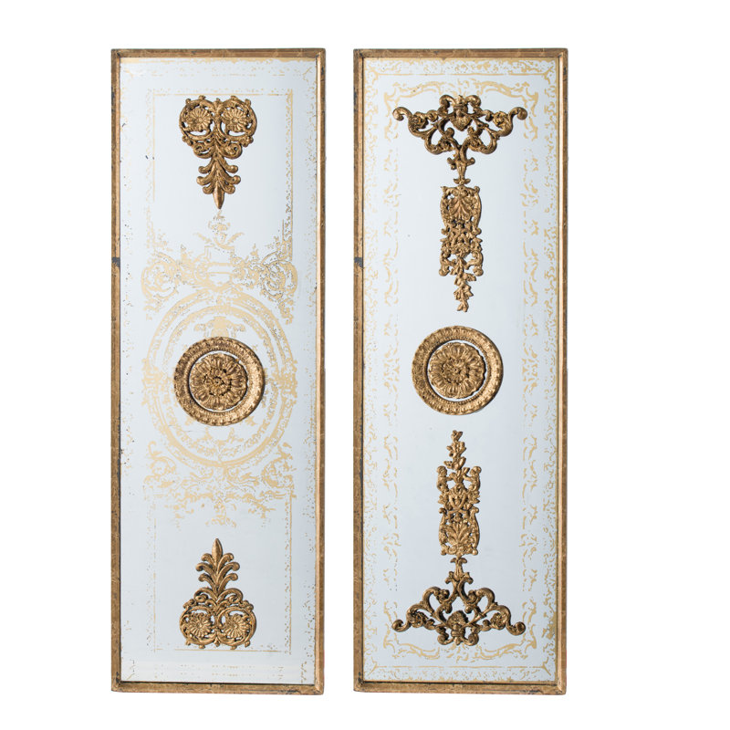 Debbie S/2 48" Framed Mirror Wall Decor