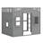 House Loft Bed With Ladder-37284066