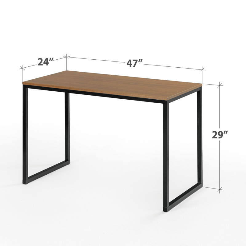 Bureau Santrell, Brun / Noir, H 29 po x l 47 po x P 24 po